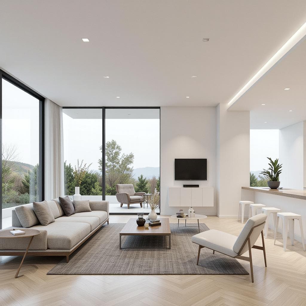 Vizualizácia obývačky